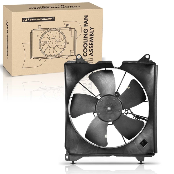 Left Engine Radiator Cooling Fan Assembly for Honda Accord 2013-2017 2.4L 3.5L