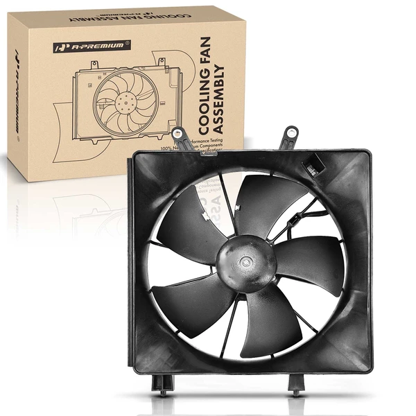 Engine Radiator Cooling Fan Assembly with 5 Blade for Honda Civic 2001-2005 1.7L