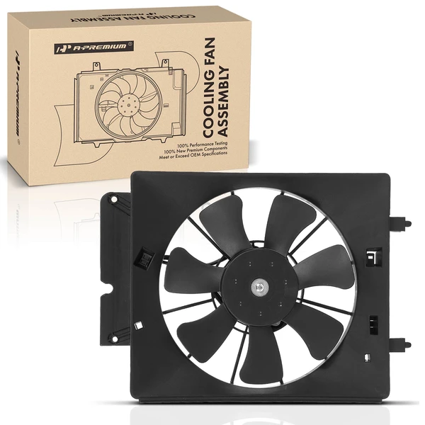AC Condenser Cooling Fan Assembly with Motor for 2002-2006 Honda CR-V