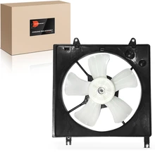 Single Radiator Cooling Fan with Shroud Assembly