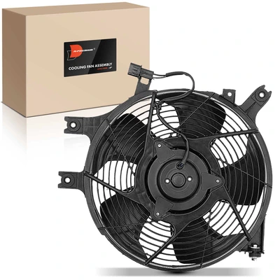 Single AC Condenser Fan Assembly with Shroud