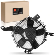 Single Condenser Fan Assembly with Shroud for 1992-2000 Mitsubishi Montero