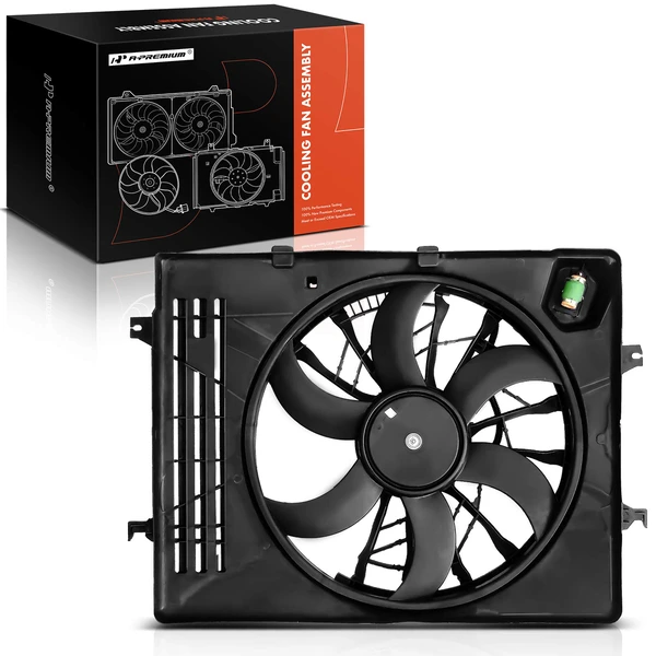 Radiator Cooling Fan Assembly with Shroud for Hyundai Azera 2012-2014 3.3L