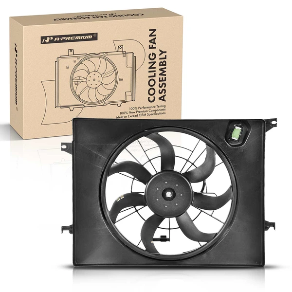 Engine Radiator Cooling Fan Assembly for 2011-2012 Hyundai Sonata