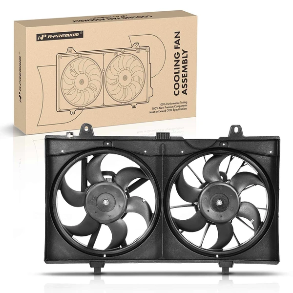 Engine Radiator Cooling Fan Assembly with Motor for 2007-2012 Nissan Sentra
