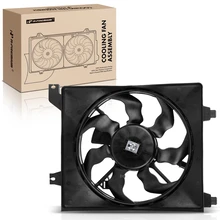 Radiator Cooling Fan Assembly with shroud for 2006-2010 Hyundai Accent