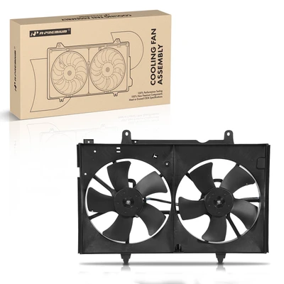 Engine Radiator Cooling Fan Assembly with Shroud