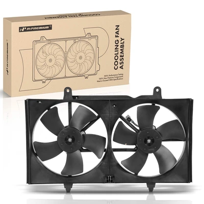 Engine Radiator Cooling Fan Assembly with Shroud