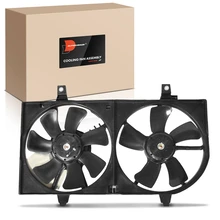 Dual Duel Radiator Fan with Shroud Assembly