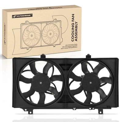 Engine Radiator Cooling Fan Assembly with Shroud