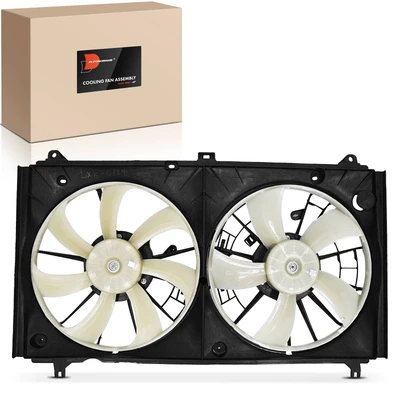 Dual Radiator Fan Assembly with Shroud