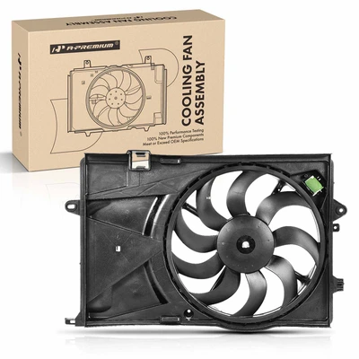 Engine Radiator Cooling Fan Assembly with Shroud