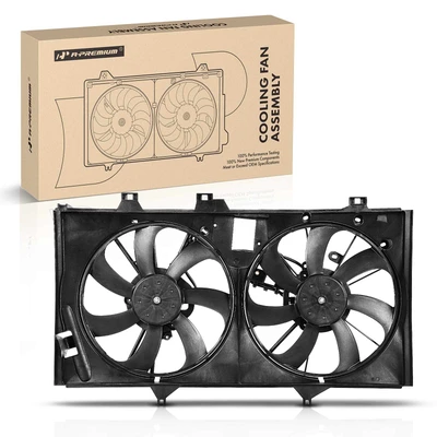 Engine Radiator Cooling Fan Assembly with Shroud