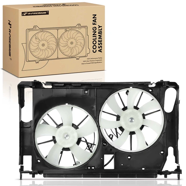 Dual Radiator Cooling Fan Assembly for 2006-2012 Toyota RAV4