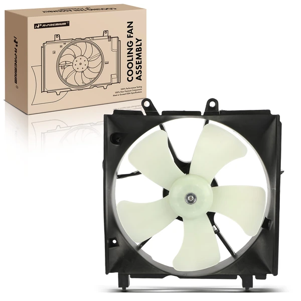 Single Radiator Fan Assembly with shroud for Toyota Tercel 1995-1998 Paseo 1996-1998