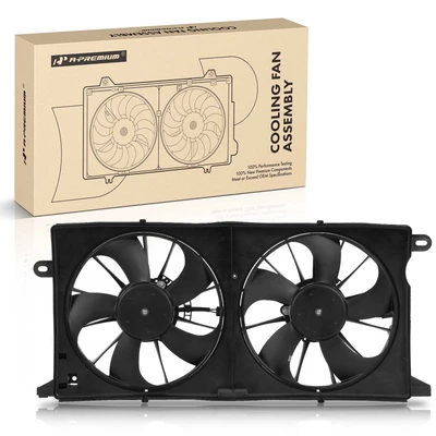 Engine Radiator Cooling Fan Assembly with Shroud for 1998-2004 Cadillac Seville