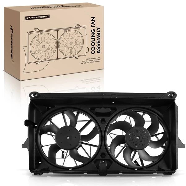 Dual Fan Assembly without Controller for 2007-2014 GMC Yukon XL 1500