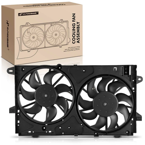 Dual Radiator Cooling Fan Assembly for Chevy Impala Malibu Malibu Limited Buick