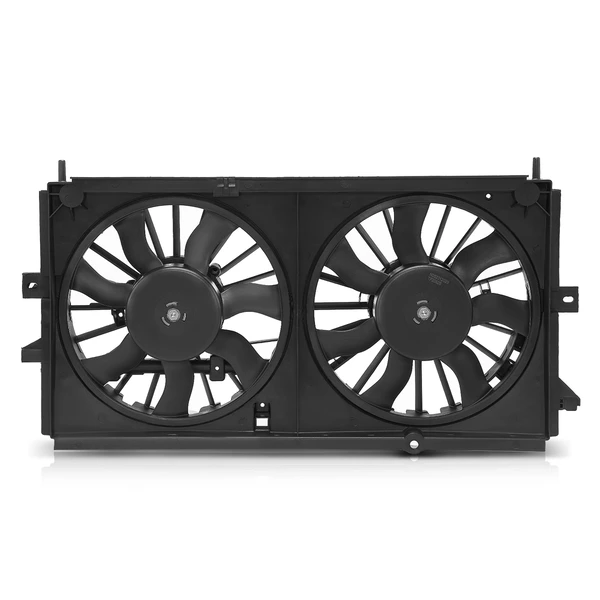 Dual Engine Radiator Cooling Fan Assembly with Shroud for Chevrolet Impala 00-03