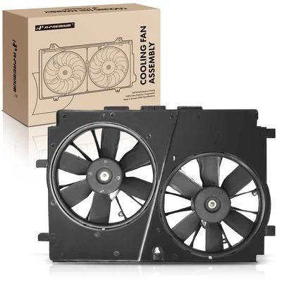 Dual Radiator Cooling Fan Assembly with Shroud