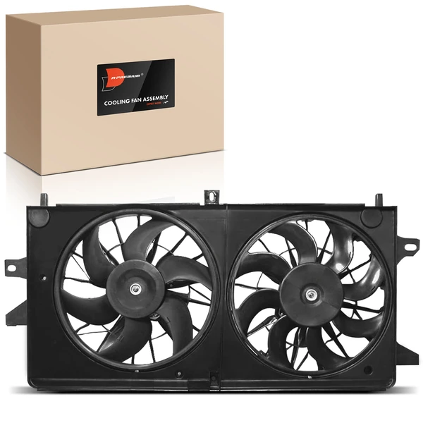 Dual Radiator Fan Assembly with Shroud for 2004-2005 Pontiac Grand Prix