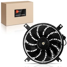 Single AC Condenser Fan with Shroud Assembly for 1999-2005 Suzuki Grand Vitara