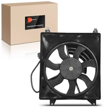 Single AC Condenser Fan with Shroud Assembly for 2006-2010 Kia Sedona