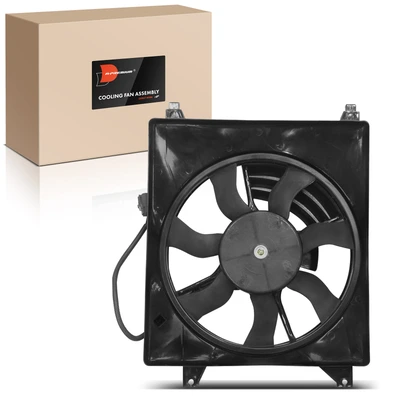 Single AC Condenser Fan with Shroud Assembly