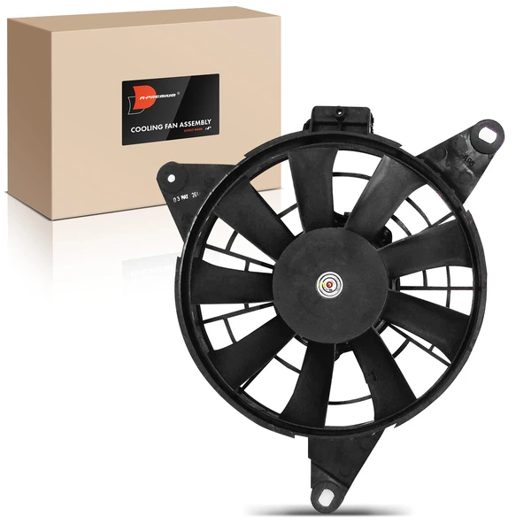 Single Condenser Fan Assembly with Shroud for 1995-2002 Kia Sportage