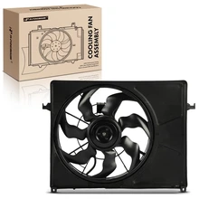 Single Radiator Fan Assembly with Shroud for 2006-2008 Hyundai Sonata