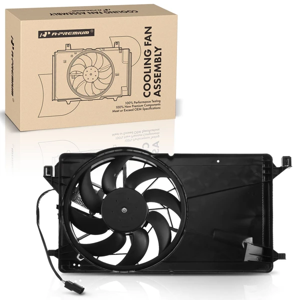 Engine Radiator Cooling Fan Assembly for Mazda 3 L4 2.0L 2.3L 2004-2009