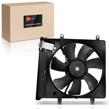 Single AC Condenser Fan with Shroud Assembly for 2005-2009 Subaru Outback
