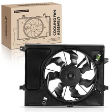 Single Radiator Cooling Fan with Shroud Assembly for 2012-2019 Kia Soul
