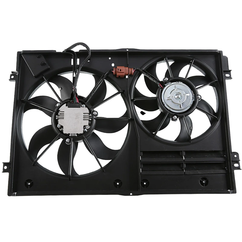 Radiator Cooling Fan Assembly with brushless motor for Audi VW A3 TT CC Tiguan Passat