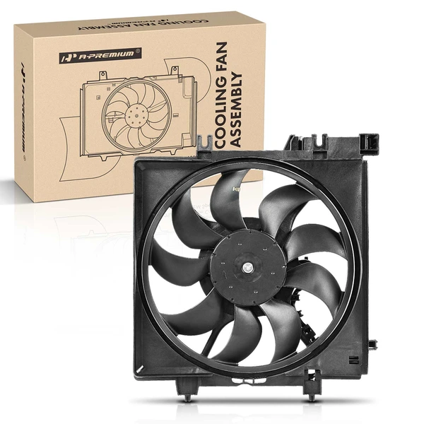 Engine Radiator Cooling Fan Assembly for 2013-2014 Subaru WRX