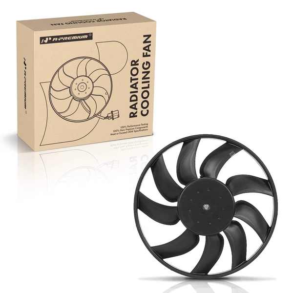 Engine Radiator Cooling Fan Assembly for 2008-2017 Audi A5 Quattro