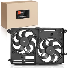 Dual Radiator Cooling Fan Assembly with Shroud for 2016-2020 Ford Fusion