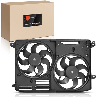 Dual Radiator Cooling Fan Assembly with Shroud