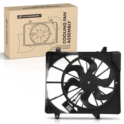 Engine Radiator Cooling Fan Assembly with Shroud