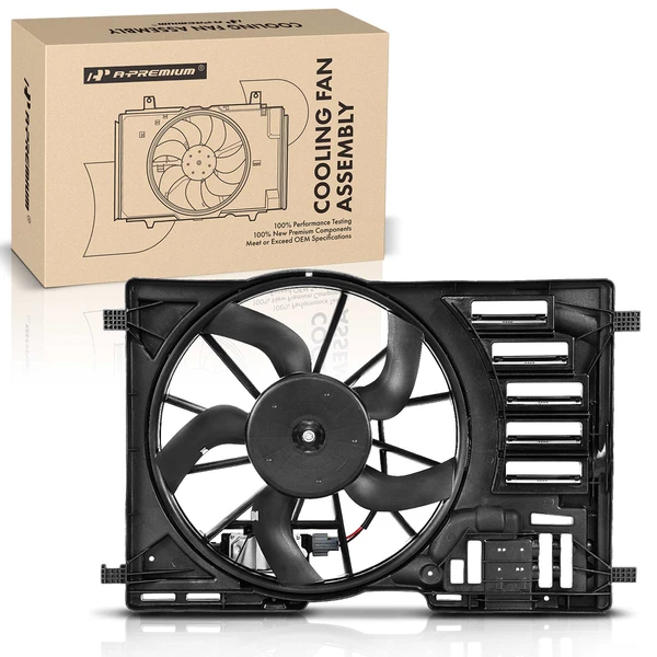 Engine Radiator Cooling Fan Assembly with Motor for Ford Escape 2013-2016 2.0L