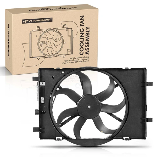 Radiator Cooling Fan Assembly with controller for 2006-2009 Mercury Milan