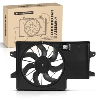 Engine Radiator Cooling Fan Assembly with Shroud