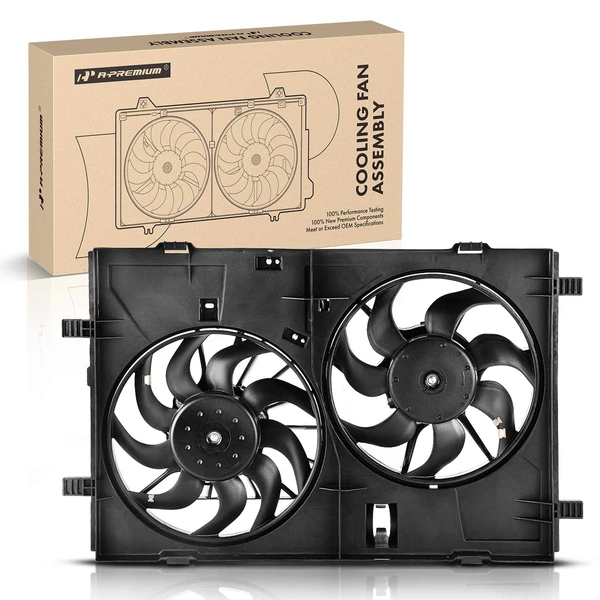 Engine Radiator Cooling Fan Assembly with Motor for 2007-2009 Lincoln MKZ