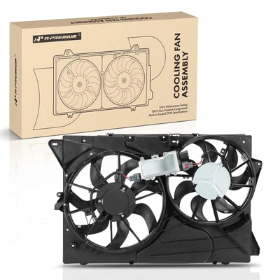 Radiator Cooling Fan Assembly with shroud & controller