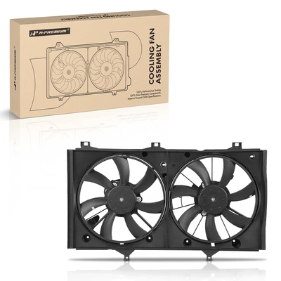 Engine Radiator Cooling Fan Assembly with Shroud