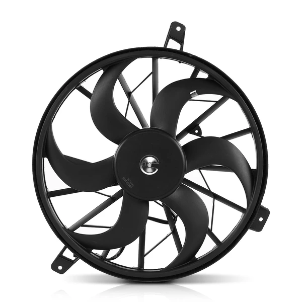 Engine Radiator Cooling Fan Assembly with Shroud for 2006-2007 Jeep Liberty