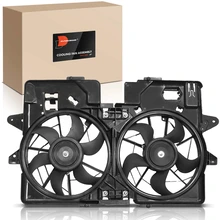 Dual Radiator Fan with Shroud Assembly for 2001-2004 Ford Escape