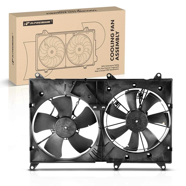 Engine Radiator Cooling Fan Assembly with Shroud for 2004-2007 Toyota Highlander