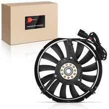 Single AC Condenser Pusher Fan Assembly with Shroud