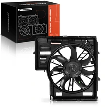 Radiator Cooling Fan Assembly with Controller for 2004-2006 BMW X5